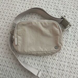 Lululemon Cream Crossbody Bag